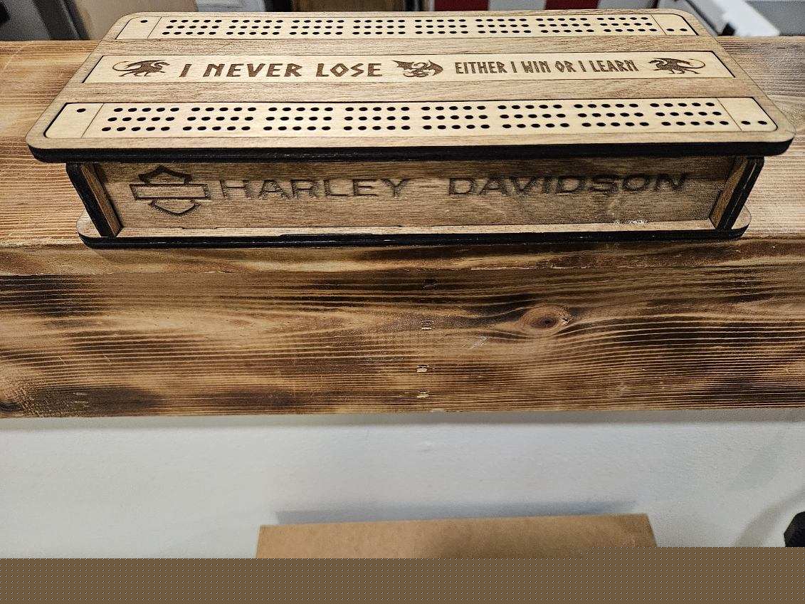 Custom cribbage board